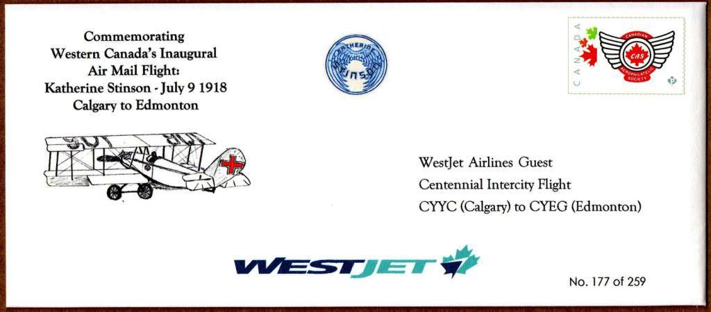 WestJet guest envelope